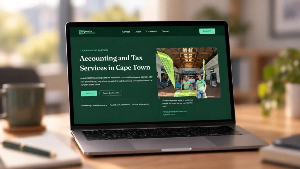 Duprelen Accountants website preview