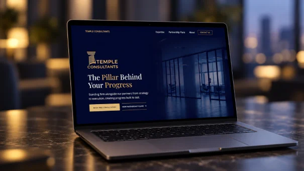 Temple Consultants website preview